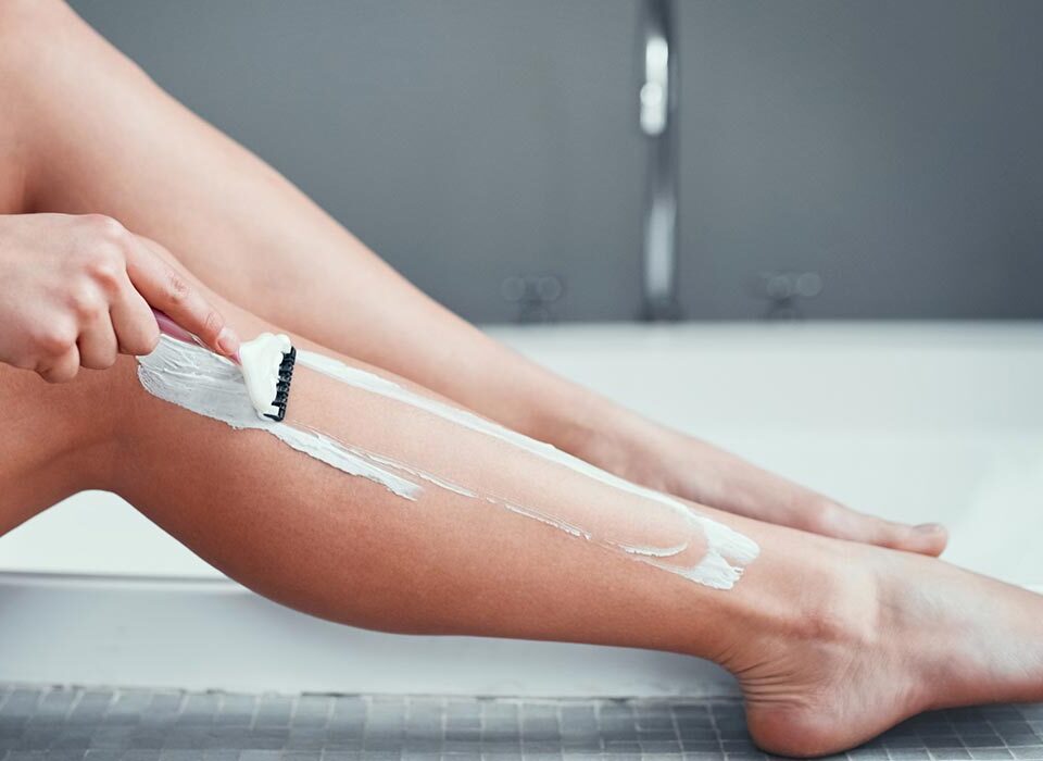 depilação com lamina